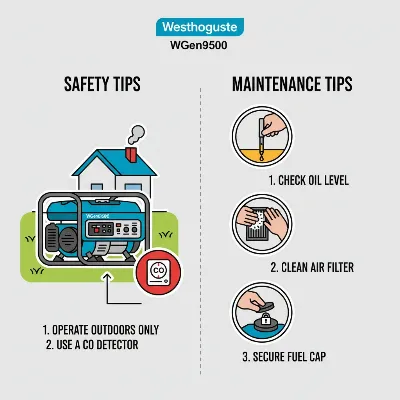Safe operation and maintenance for Westinghouse WGen9500.