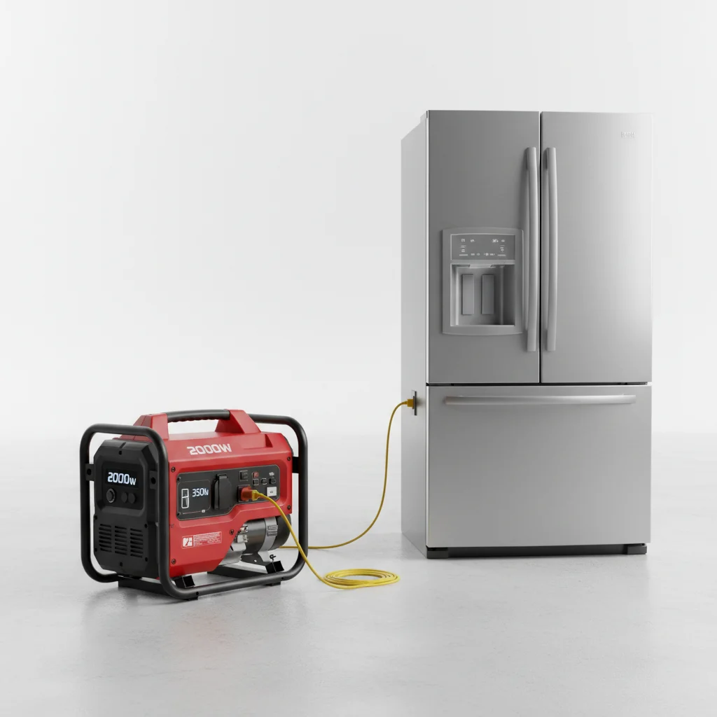 How Many Watts Does a Portable Generator Need for a Refrigerator?