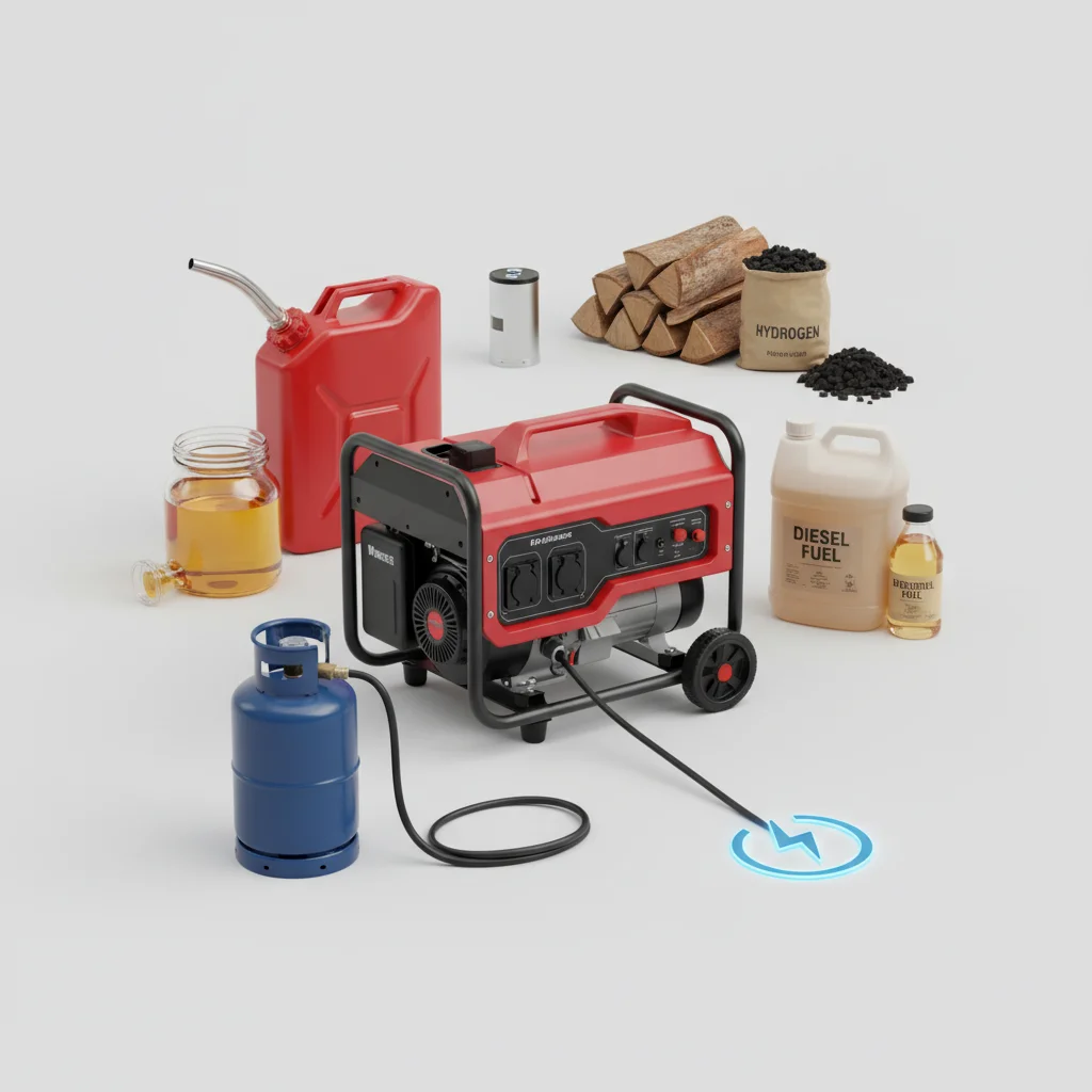 portable generator fuel types