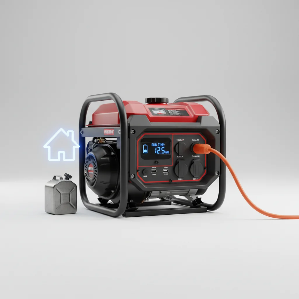 portable generator run time