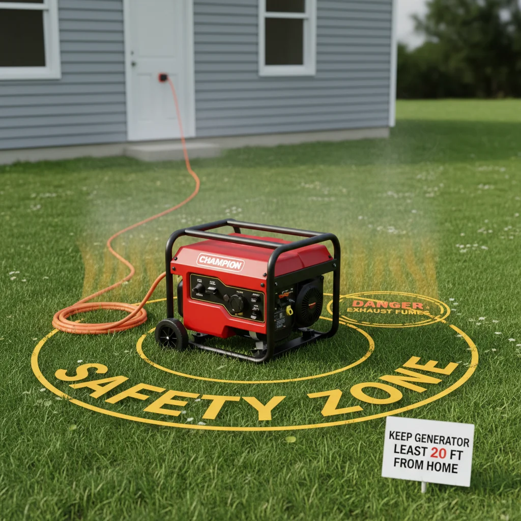Portable Generator Safety: How Far Away Should It Be From Your Home?